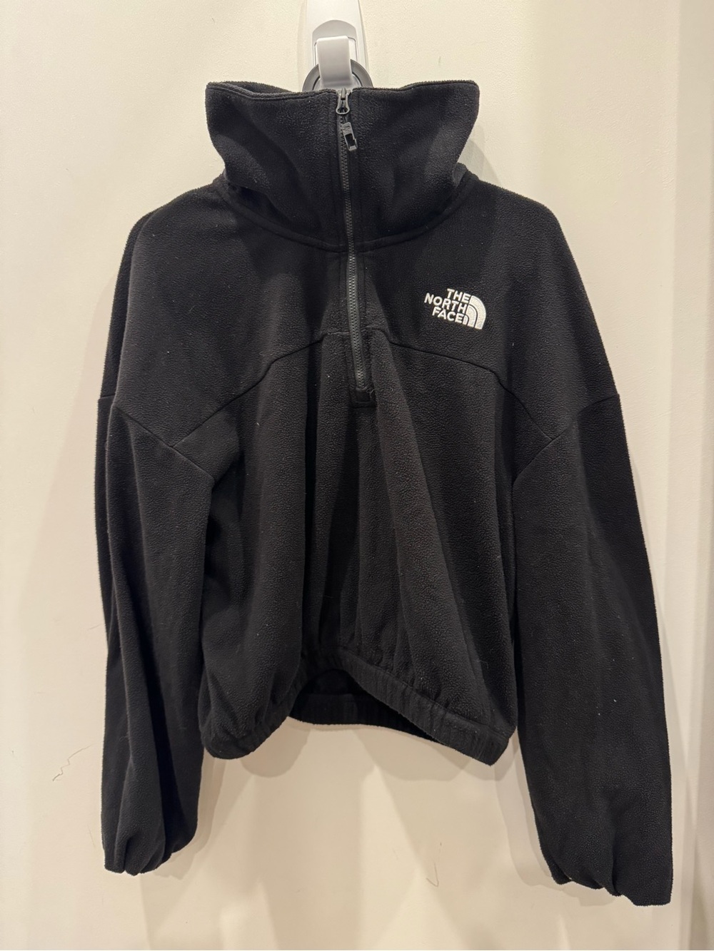 North Face Black Fleece Quarter-Zip Pullover